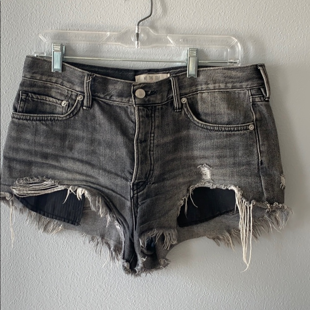 Lightly worn Free People Jean shorts
